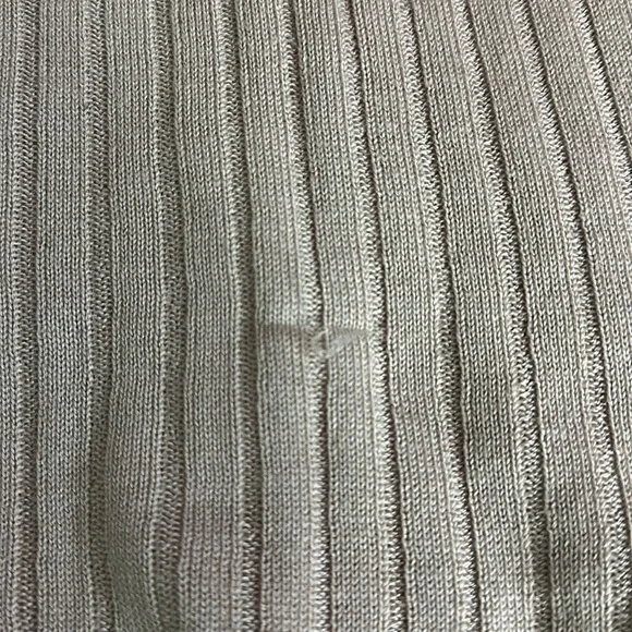NWT Naadam Cashmere Latte Ribbed Cropped Cardigan Sz. S - Picture 9 of 10